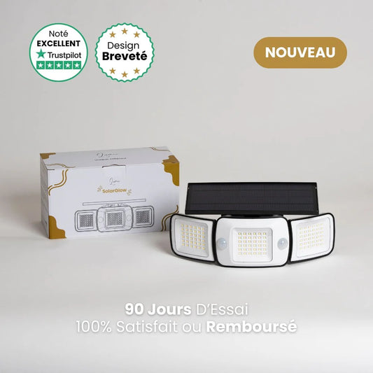 SolarGlow™ | Lampe Solaire Extérieur à Détecteurs de Mouvements